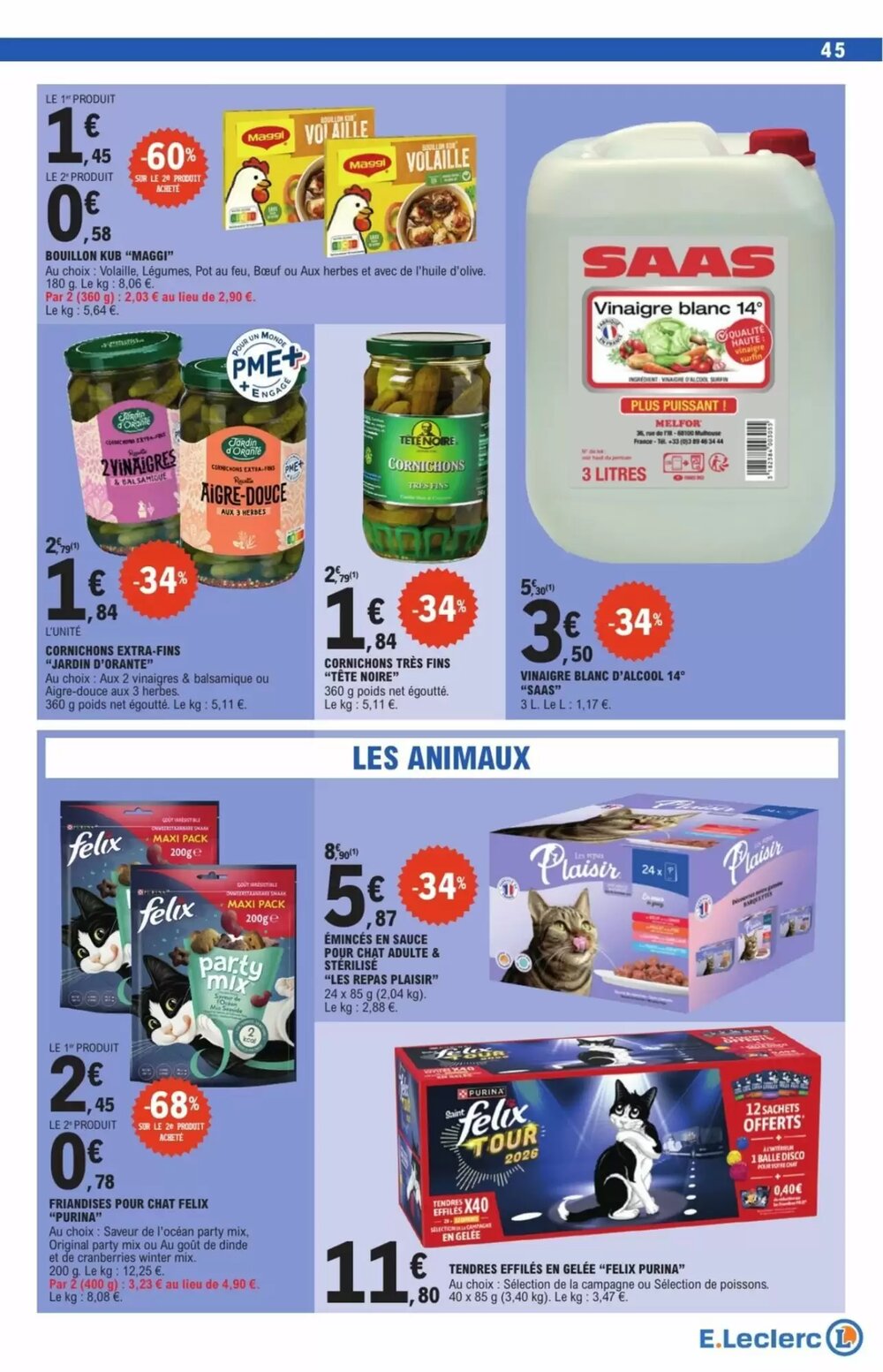 Prospectus promotionnel E.Leclerc valable à partir du 03/02/2026 - Page 45.