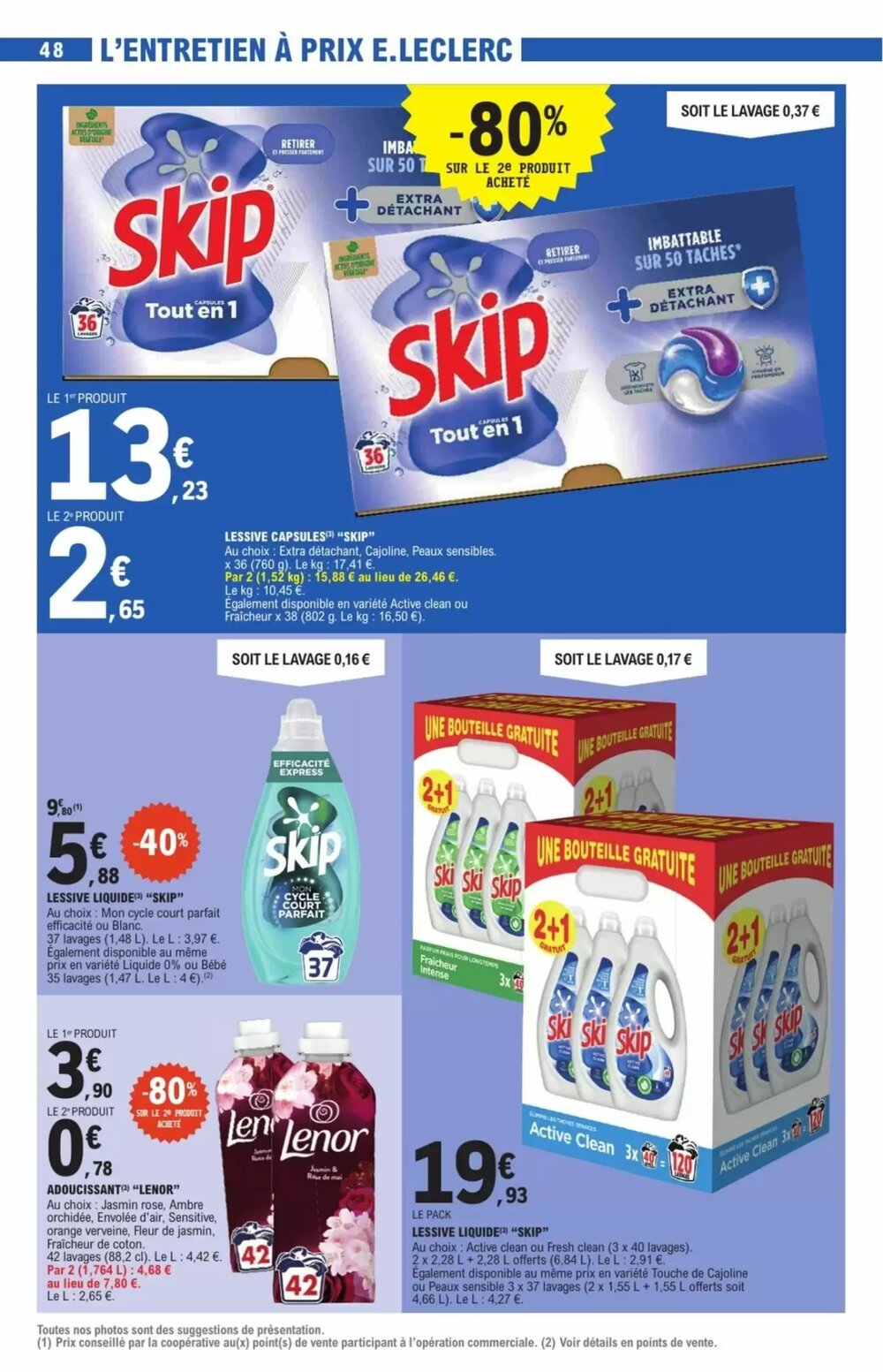 Prospectus promotionnel E.Leclerc valable à partir du 03/02/2026 - Page 48.