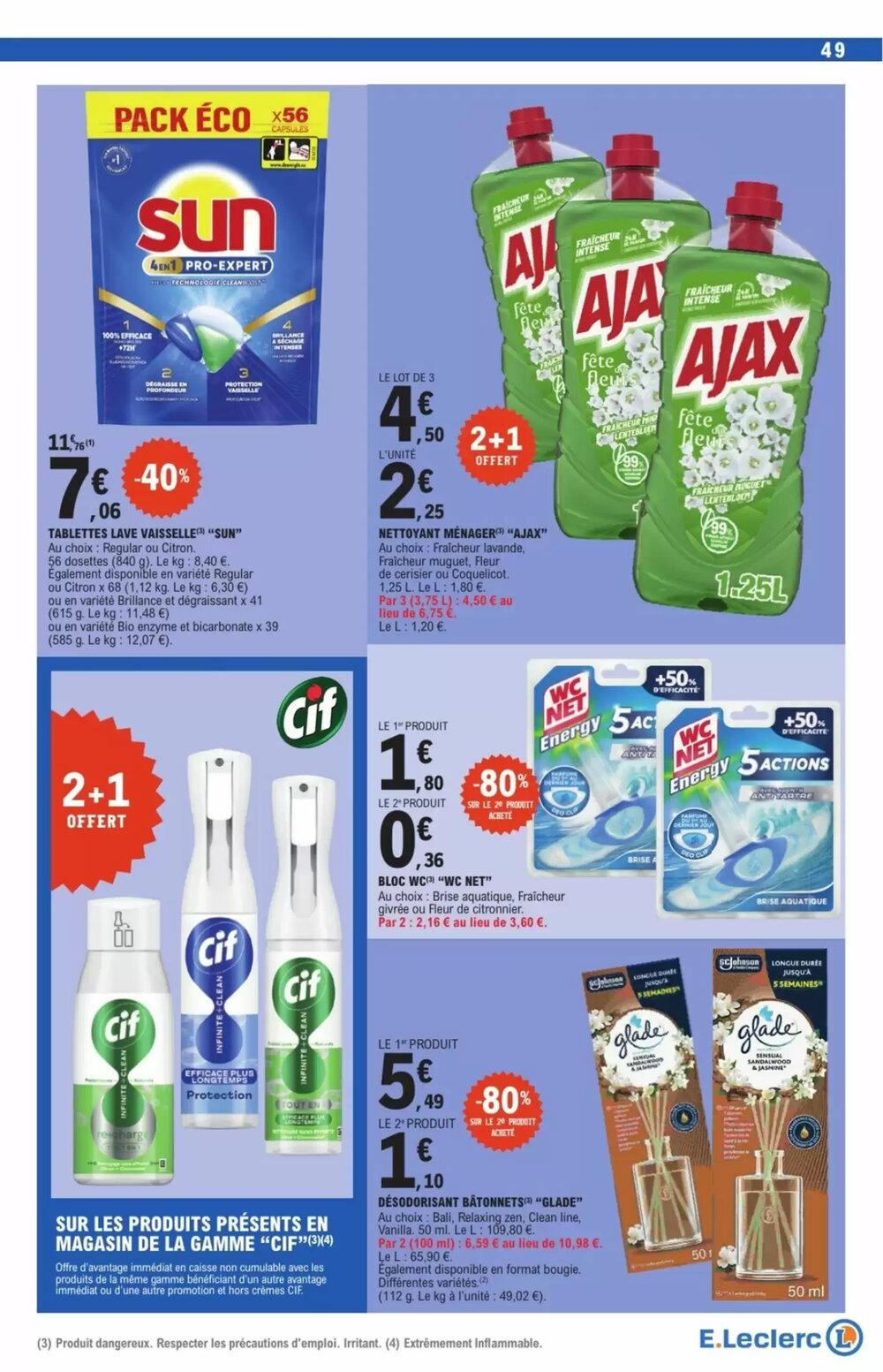 Prospectus promotionnel E.Leclerc valable à partir du 03/02/2026 - Page 49.