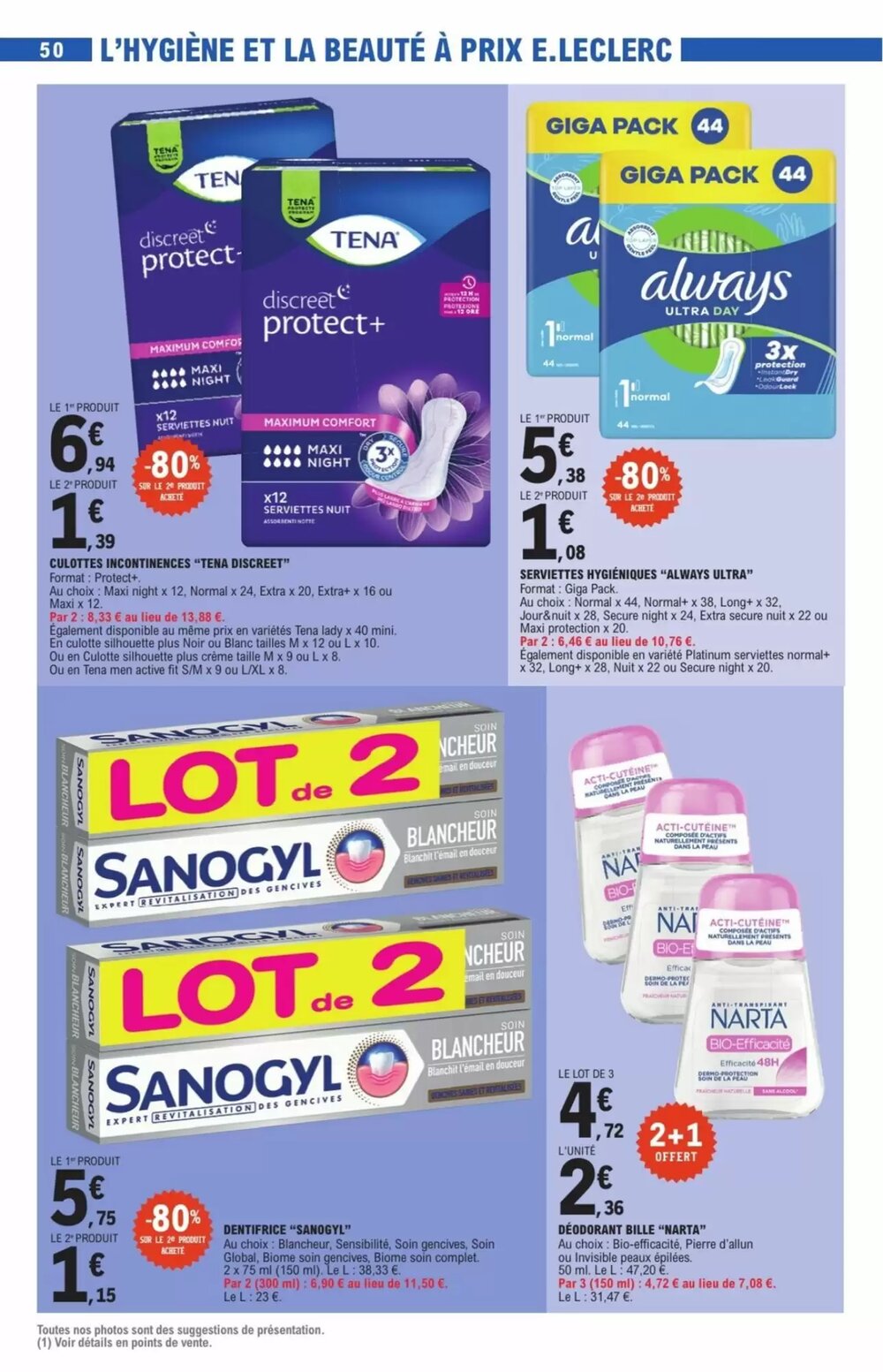 Prospectus promotionnel E.Leclerc valable à partir du 03/02/2026 - Page 50.