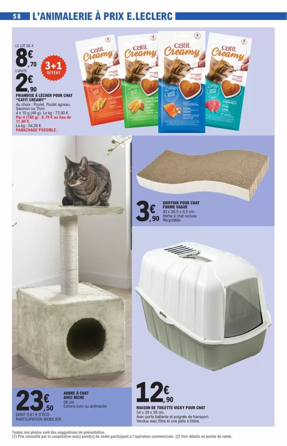 Prospectus promotionnel E.Leclerc valable à partir du 03/02/2026 - Page 58.
