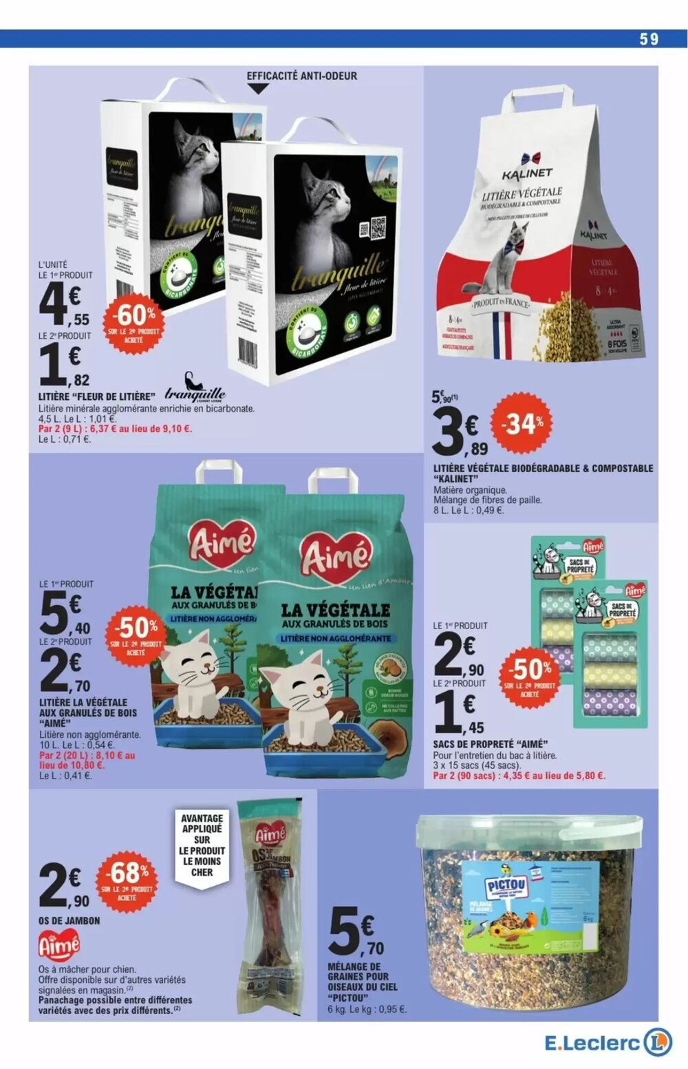Prospectus promotionnel E.Leclerc valable à partir du 03/02/2026 - Page 59.