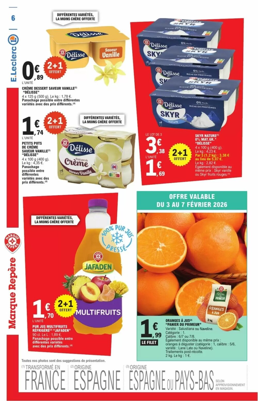 Prospectus promotionnel E.Leclerc valable à partir du 03/02/2026 - Page 6.