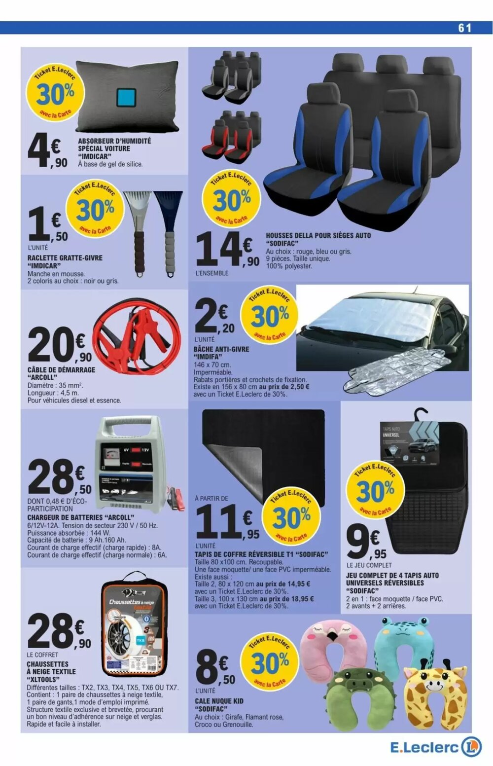 Prospectus promotionnel E.Leclerc valable à partir du 03/02/2026 - Page 61.