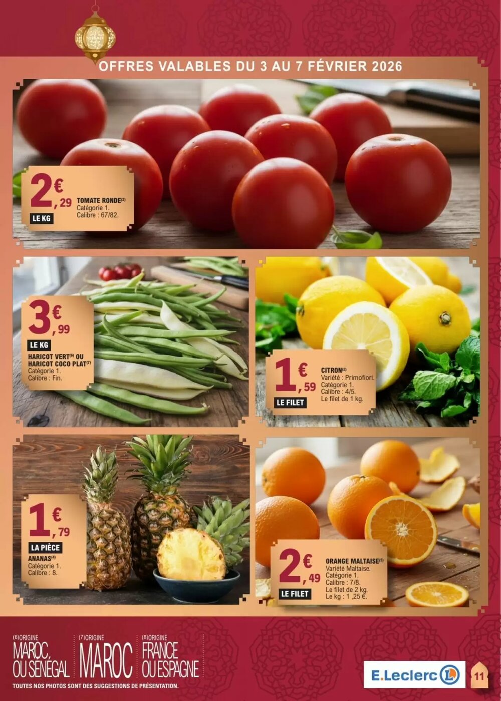 Prospectus promotionnel E.Leclerc valable à partir du 03/02/2026 - Page 11.