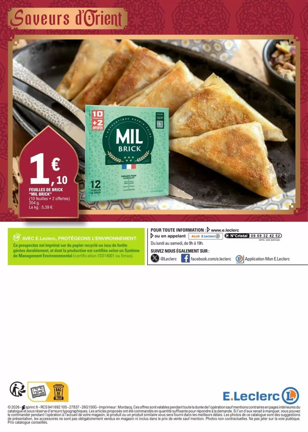 Prospectus promotionnel E.Leclerc valable à partir du 03/02/2026 - Page 28.
