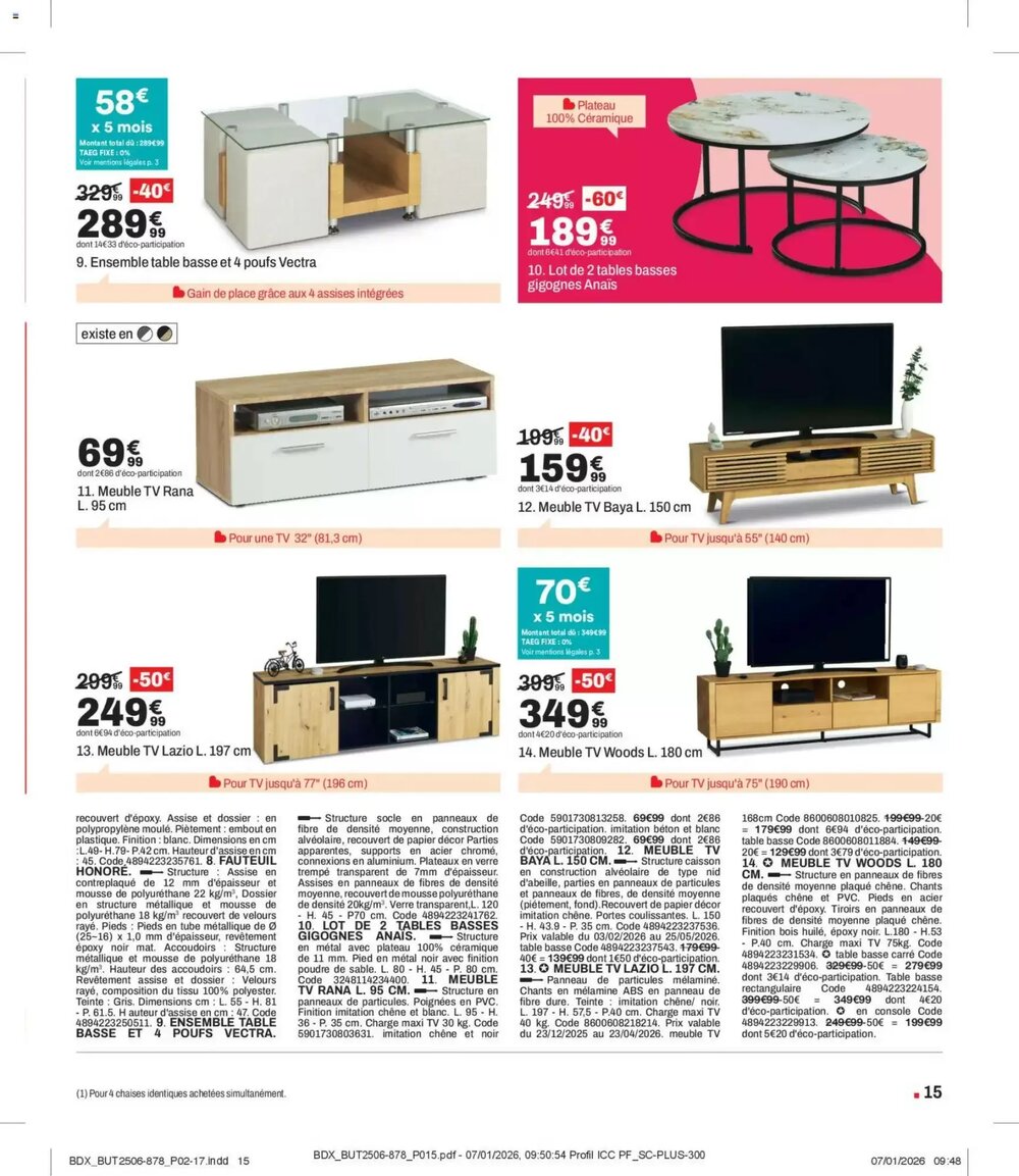 Prospectus promotionnel BUT valable à partir du 03/02/2026 - Page 15.