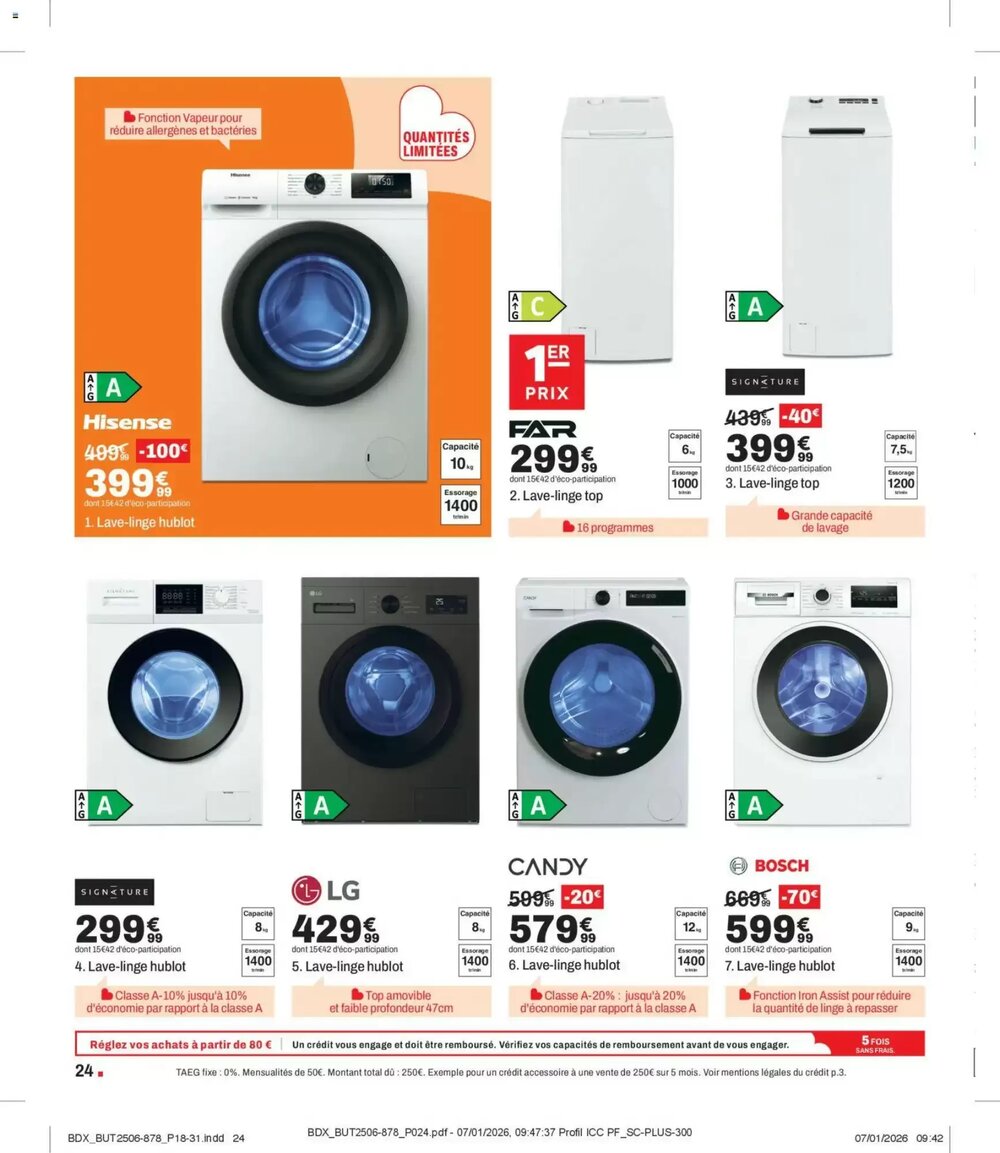 Prospectus promotionnel BUT valable à partir du 03/02/2026 - Page 24.