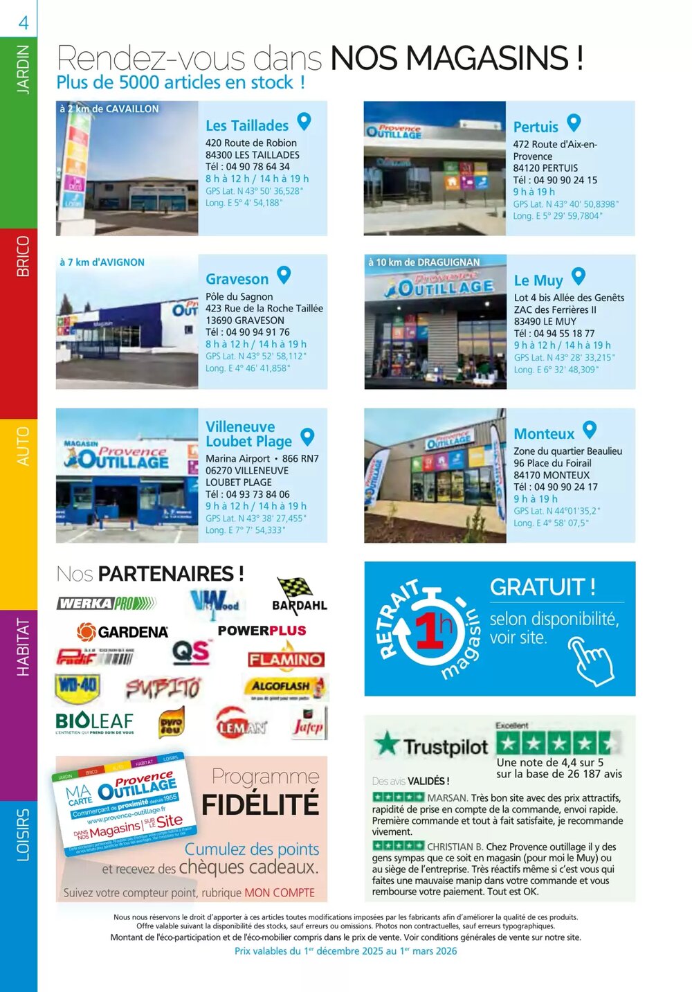 Prospectus promotionnel Provence Outillage valable à partir du 03/02/2026 - Page 4.
