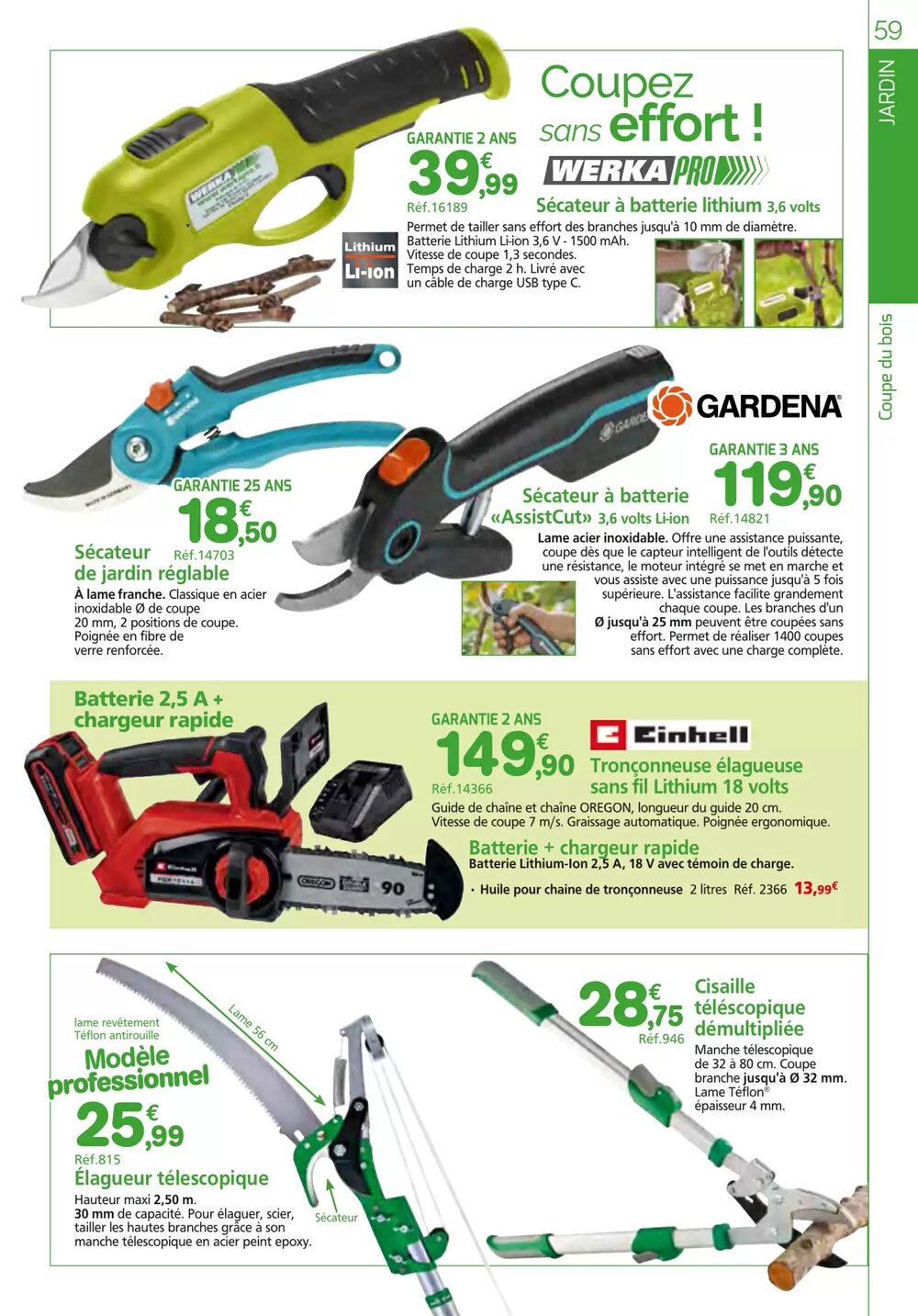 Prospectus promotionnel Provence Outillage valable à partir du 03/02/2026 - Page 59.