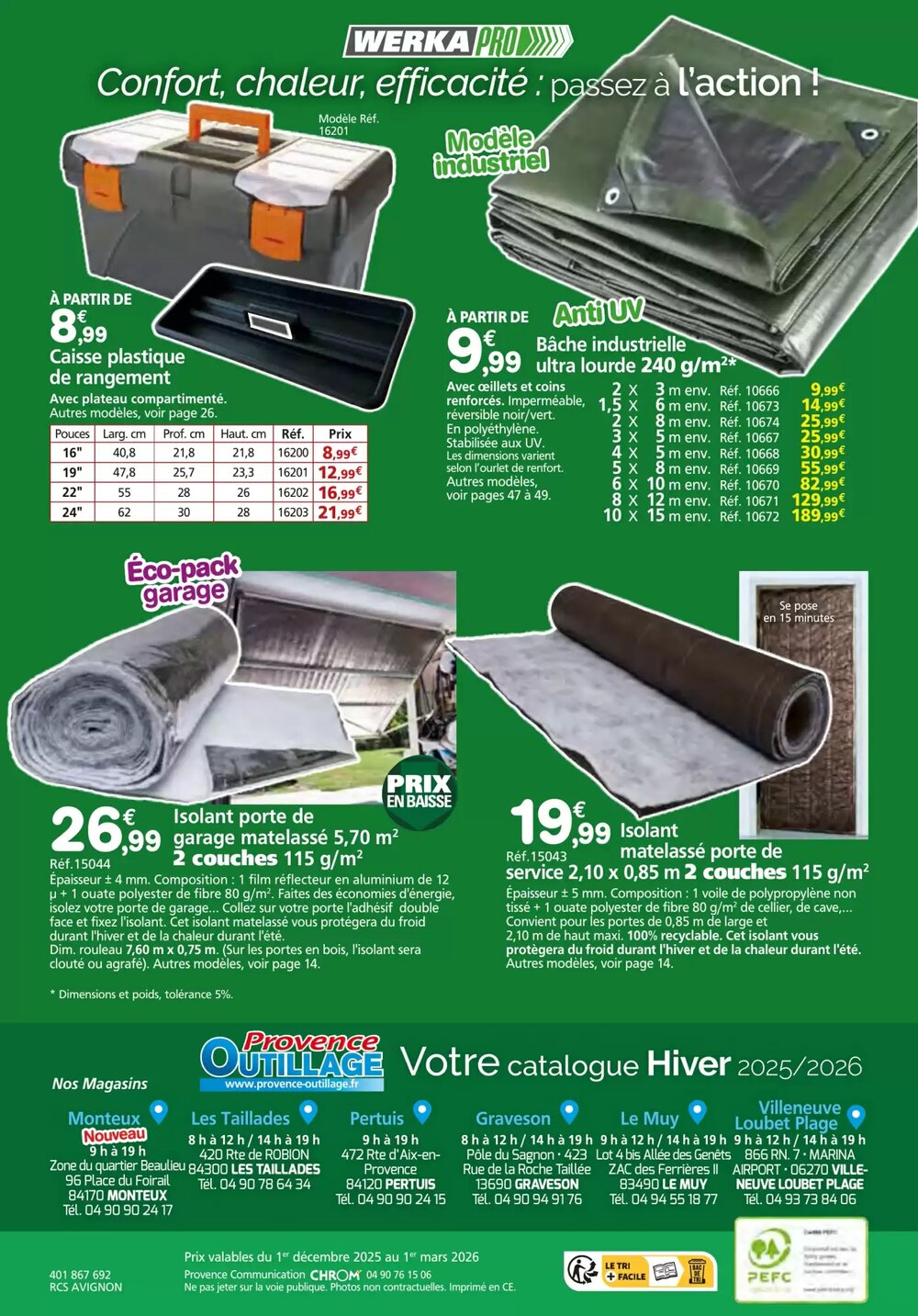 Prospectus promotionnel Provence Outillage valable à partir du 03/02/2026 - Page 76.