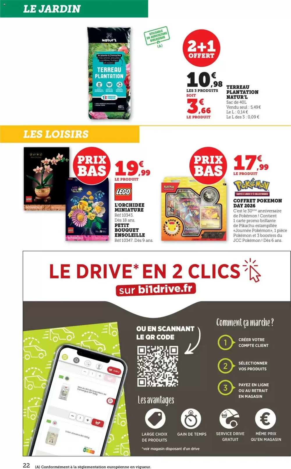 Prospectus promotionnel Bi1 valable à partir du 03/02/2026 - Page 22.