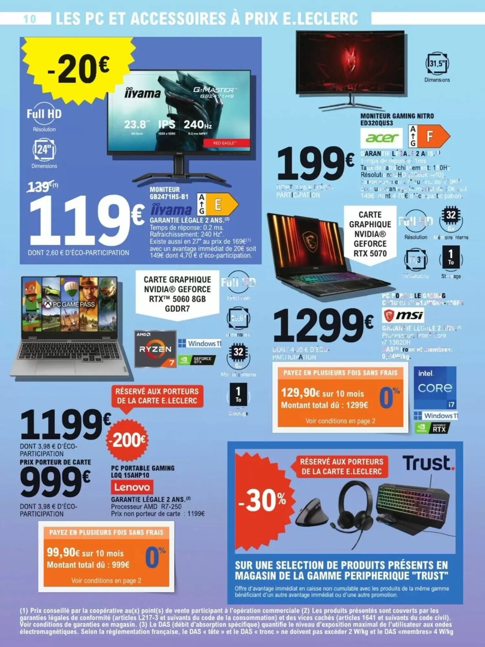 Prospectus promotionnel E.Leclerc valable à partir du 03/02/2026 - Page 10.