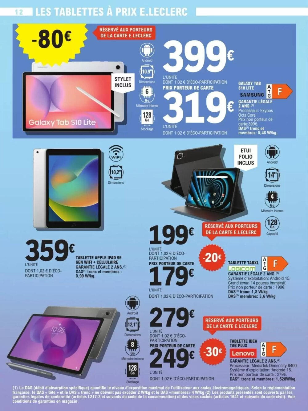 Prospectus promotionnel E.Leclerc valable à partir du 03/02/2026 - Page 12.
