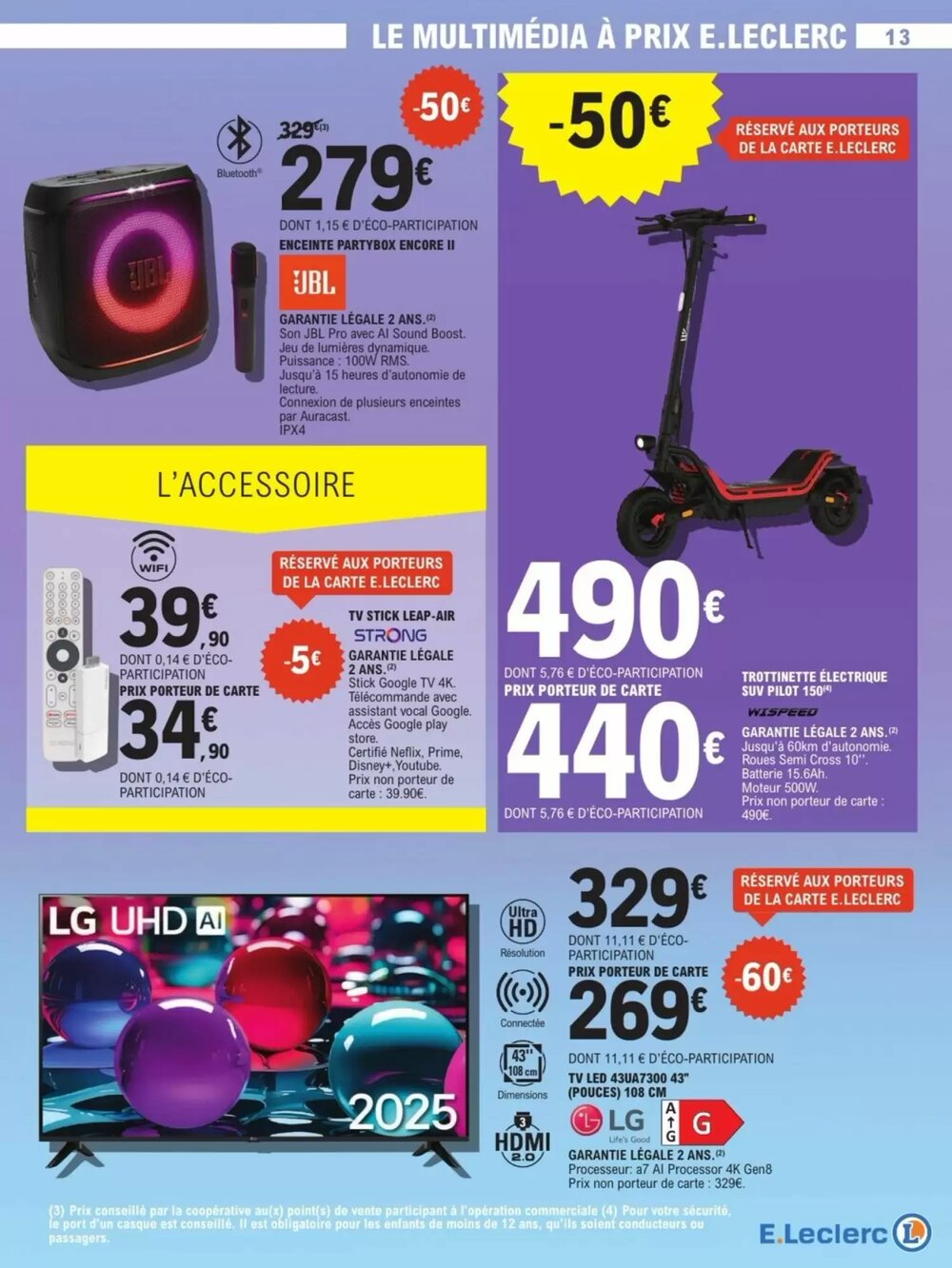 Prospectus promotionnel E.Leclerc valable à partir du 03/02/2026 - Page 13.