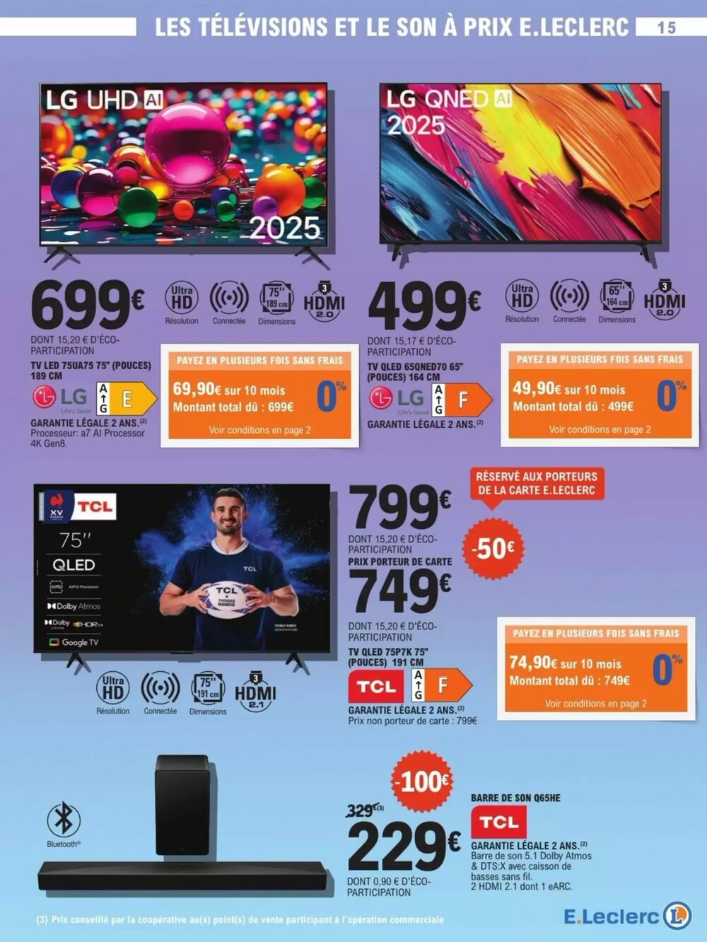 Prospectus promotionnel E.Leclerc valable à partir du 03/02/2026 - Page 15.