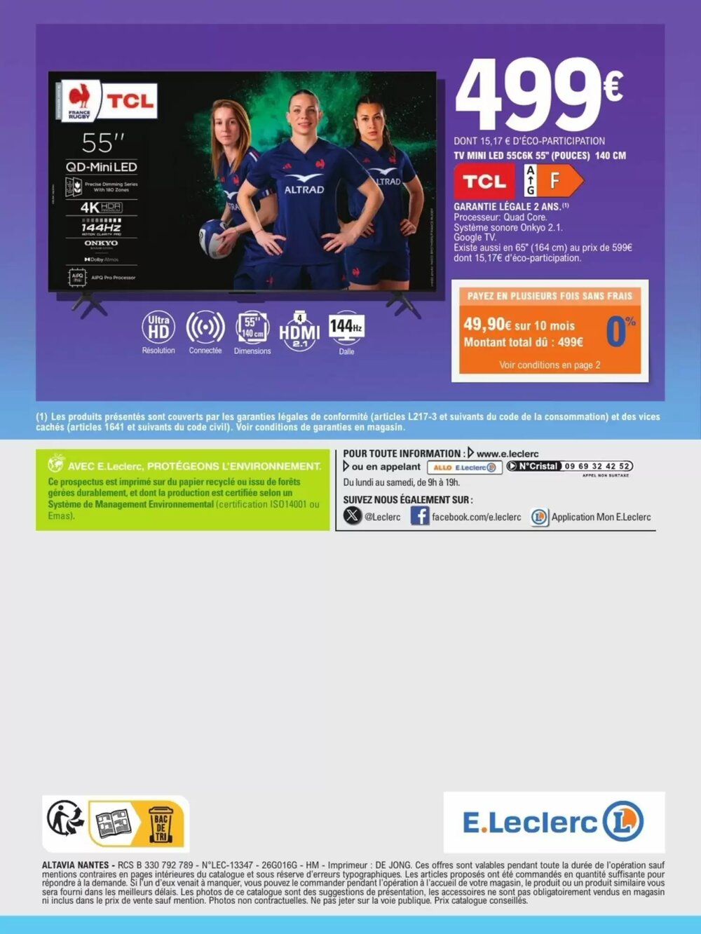 Prospectus promotionnel E.Leclerc valable à partir du 03/02/2026 - Page 16.
