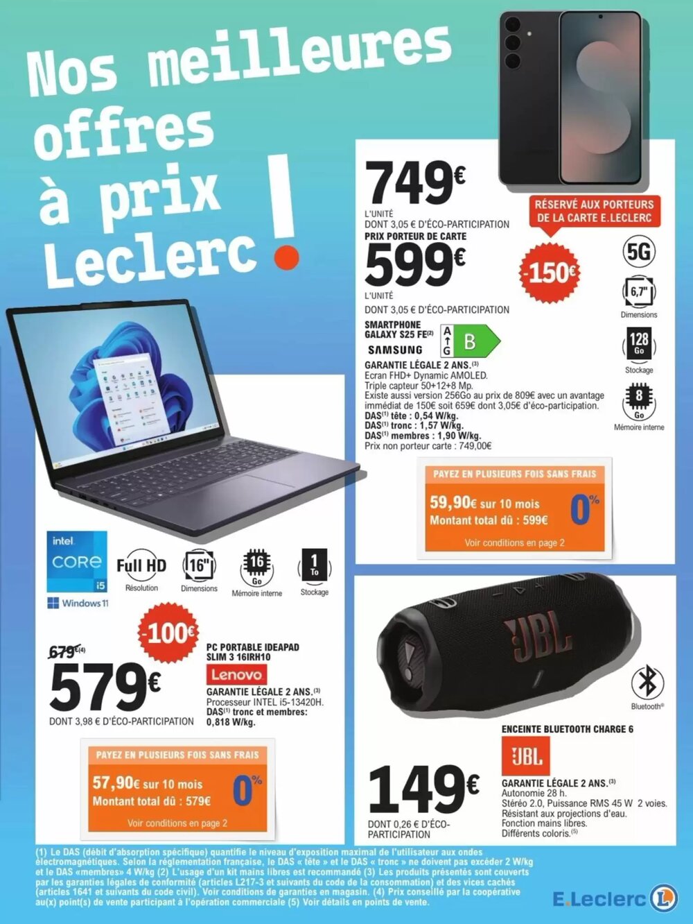 Prospectus promotionnel E.Leclerc valable à partir du 03/02/2026 - Page 3.