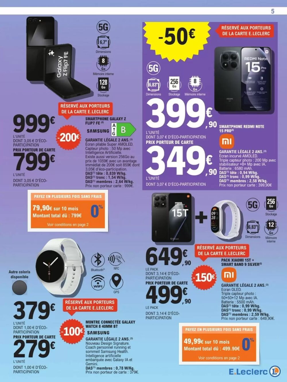 Prospectus promotionnel E.Leclerc valable à partir du 03/02/2026 - Page 5.