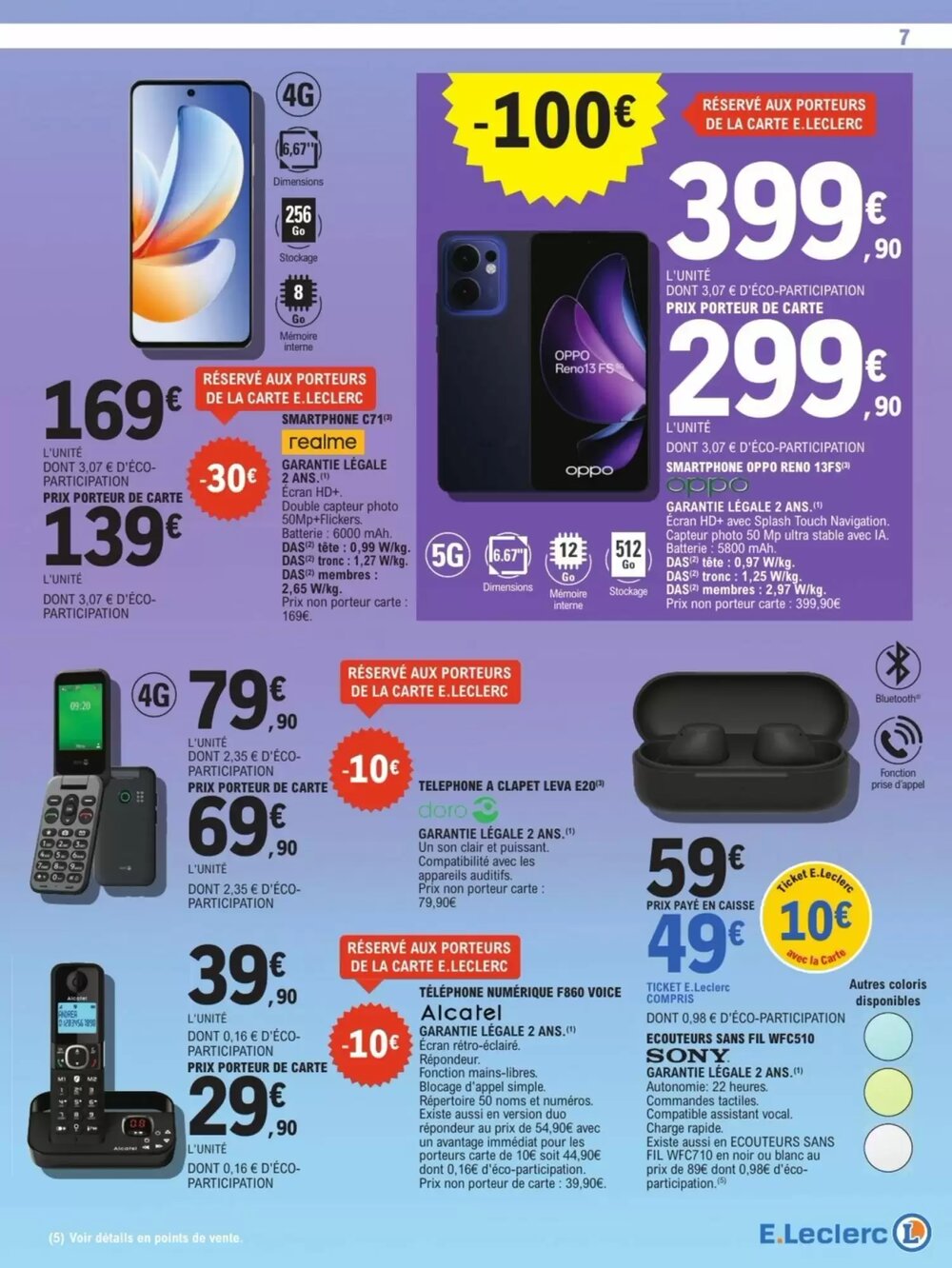 Prospectus promotionnel E.Leclerc valable à partir du 03/02/2026 - Page 7.