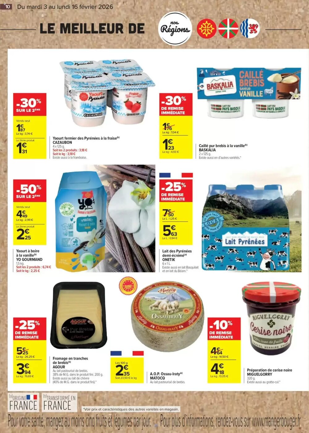 Prospectus promotionnel Carrefour valable à partir du 03/02/2026 - Page 10.