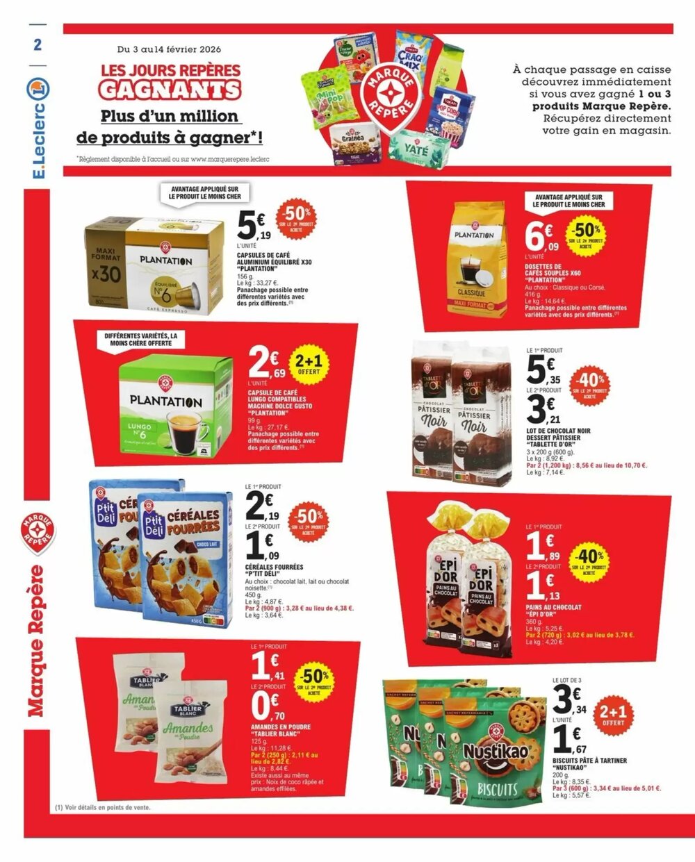 Prospectus promotionnel E.Leclerc valable à partir du 03/02/2026 - Page 2.