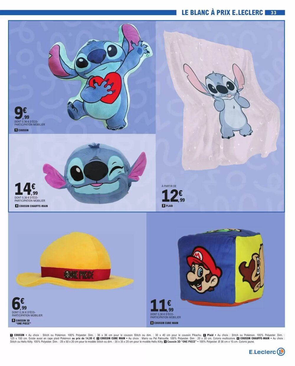 Prospectus promotionnel E.Leclerc valable à partir du 03/02/2026 - Page 33.