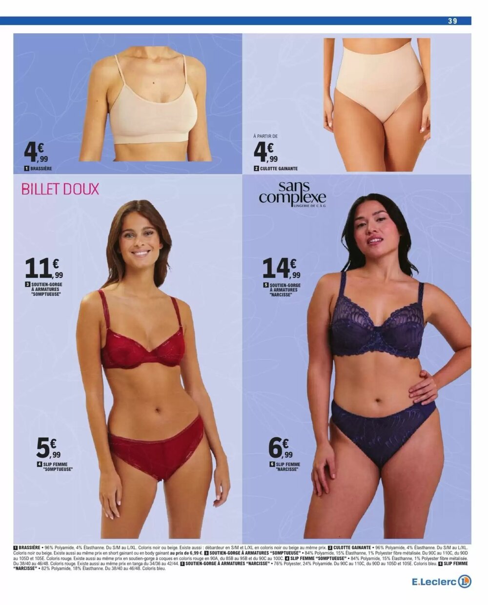 Prospectus promotionnel E.Leclerc valable à partir du 03/02/2026 - Page 39.