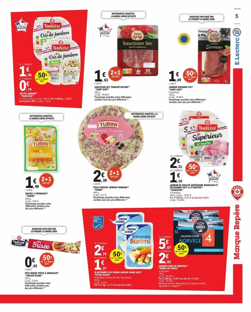 Prospectus promotionnel E.Leclerc valable à partir du 03/02/2026 - Page 5.