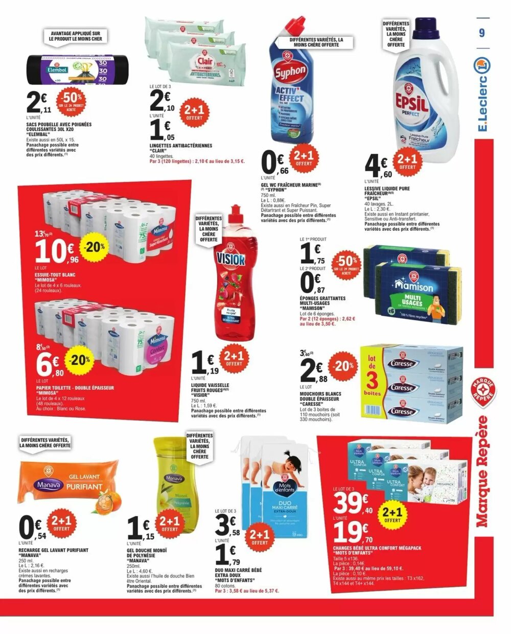 Prospectus promotionnel E.Leclerc valable à partir du 03/02/2026 - Page 9.