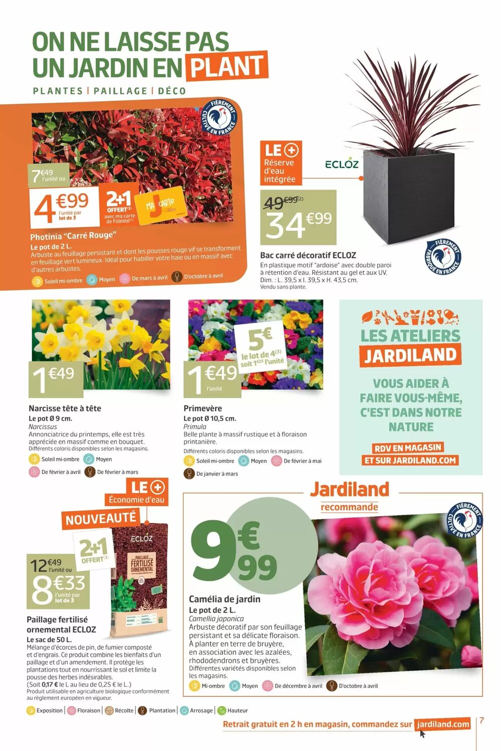 Prospectus promotionnel Jardiland valable à partir du 04/02/2026 - Page 7.