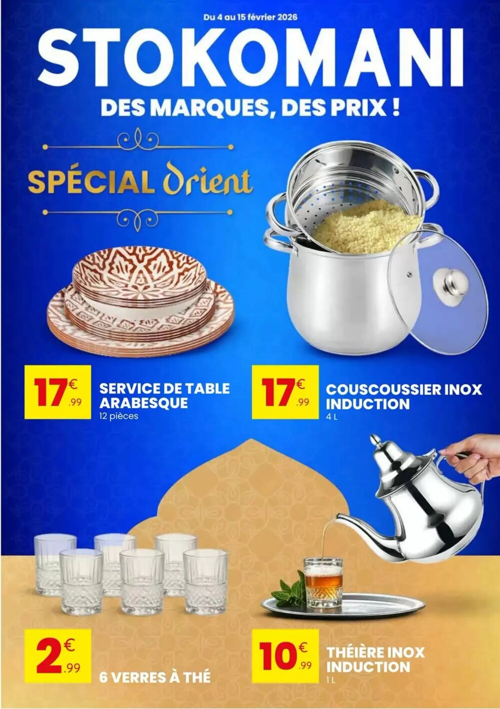 Prospectus promotionnel Stokomani valable à partir du 04/02/2026 - Page 1.