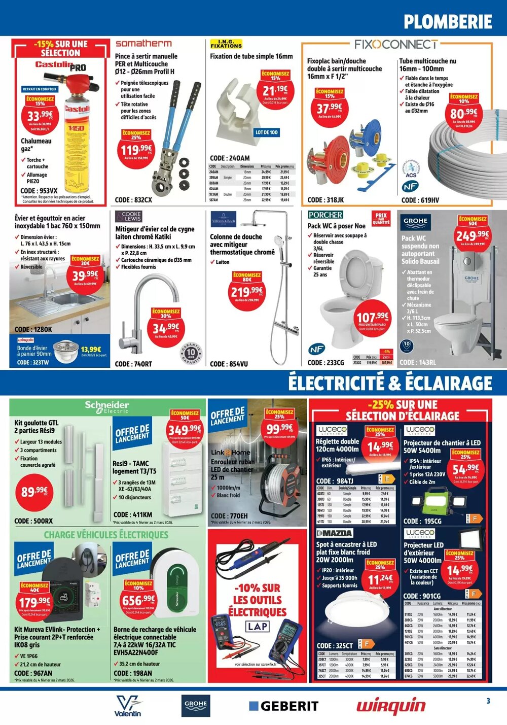 Prospectus promotionnel Screwfix valable à partir du 04/02/2026 - Page 3.