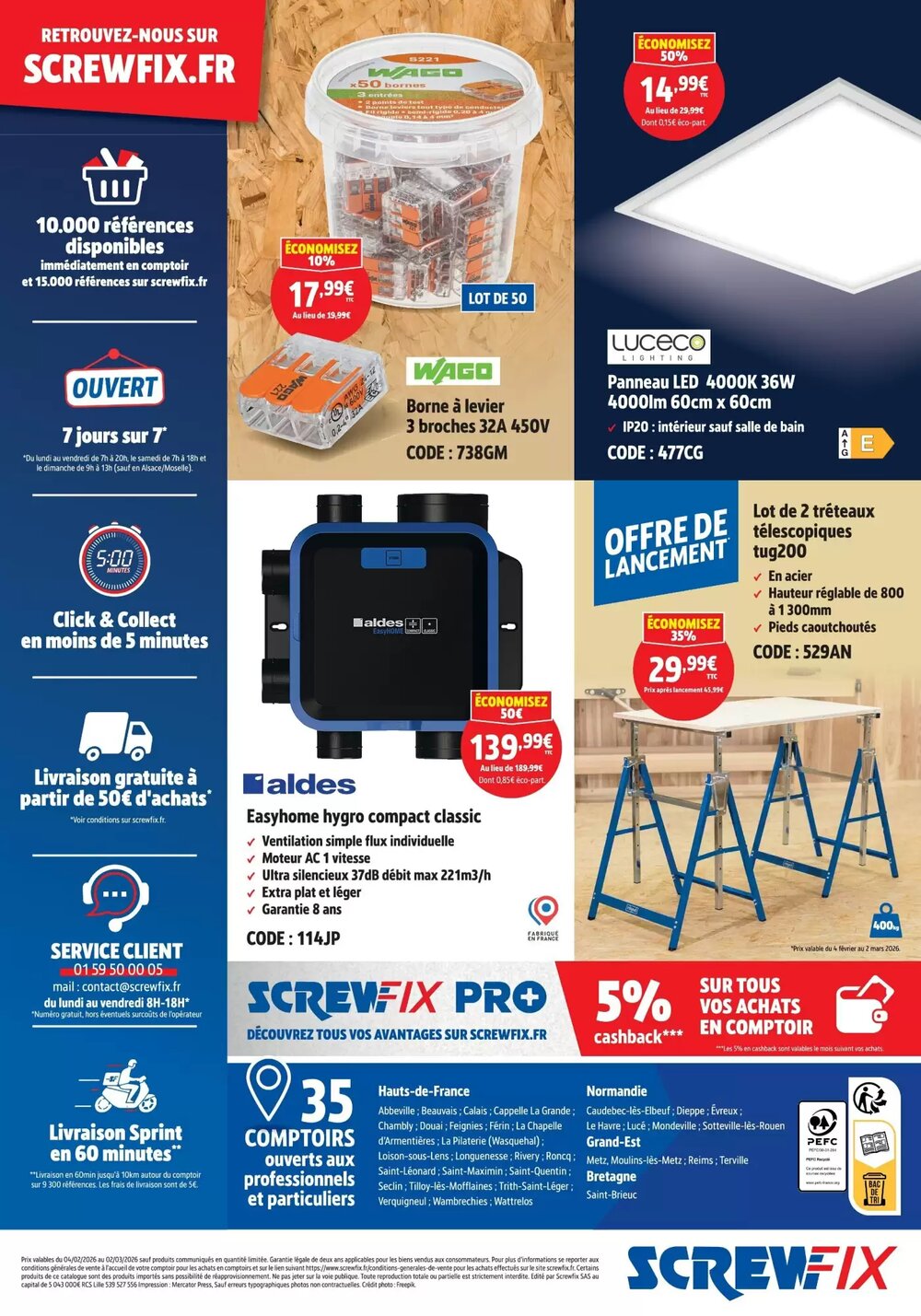 Prospectus promotionnel Screwfix valable à partir du 04/02/2026 - Page 8.