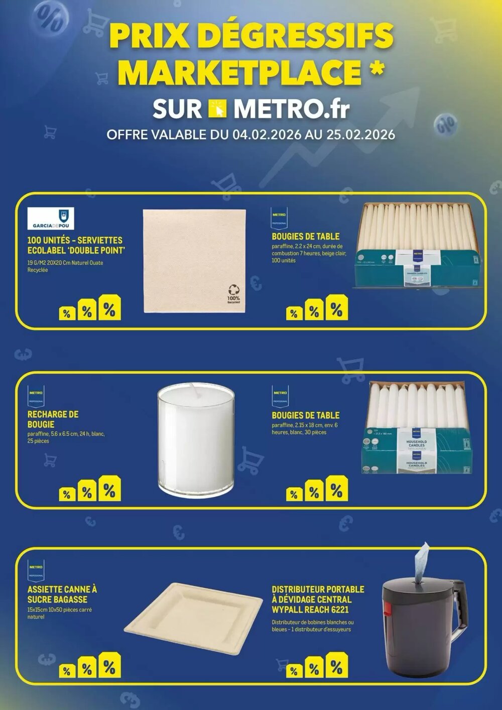 Prospectus promotionnel METRO valable à partir du 04/02/2026 - Page 1.
