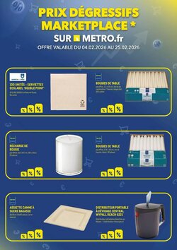 Prospectus promotionnel METRO valable à partir du 04/02/2026