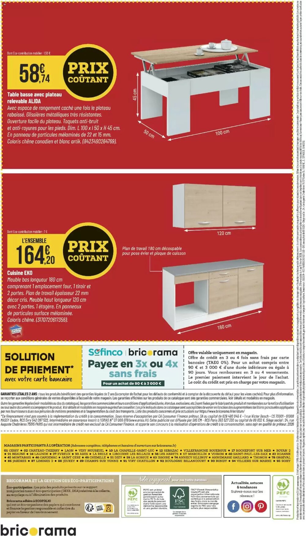 Prospectus promotionnel Bricorama valable à partir du 04/02/2026 - Page 12.