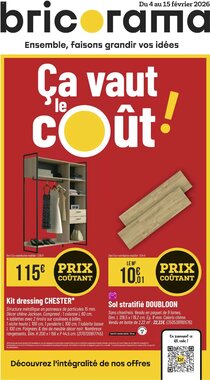 Prospectus promotionnel Bricorama valable à partir du 04/02/2026