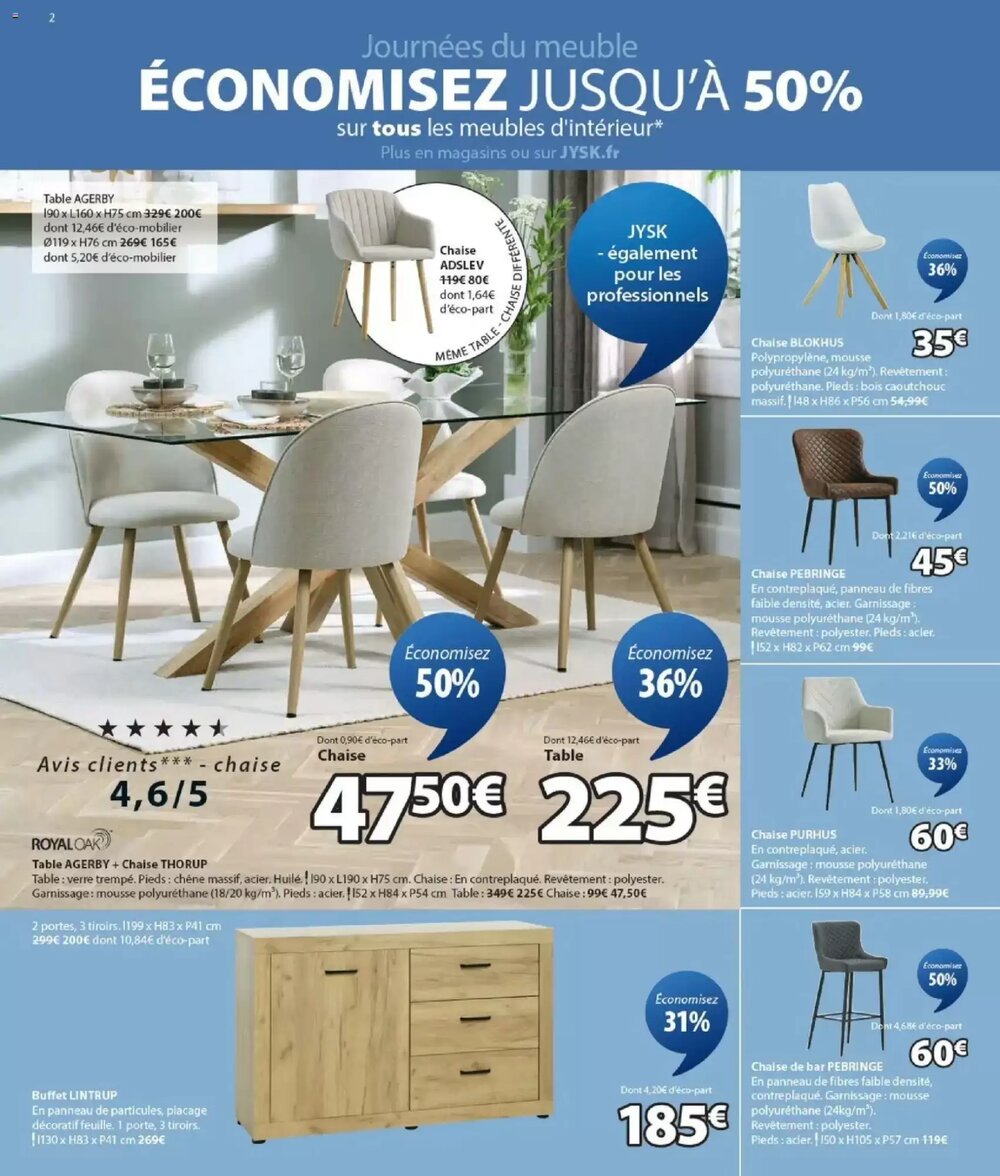 Prospectus promotionnel JYSK valable à partir du 04/02/2026 - Page 2.