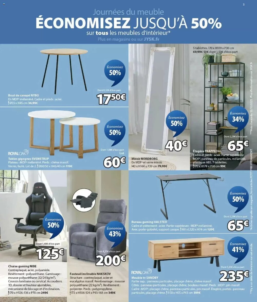 Prospectus promotionnel JYSK valable à partir du 04/02/2026 - Page 3.