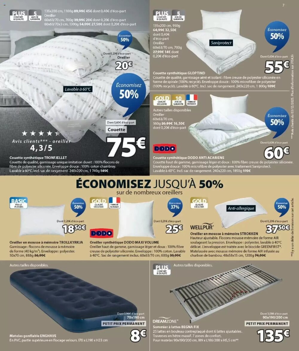 Prospectus promotionnel JYSK valable à partir du 04/02/2026 - Page 7.
