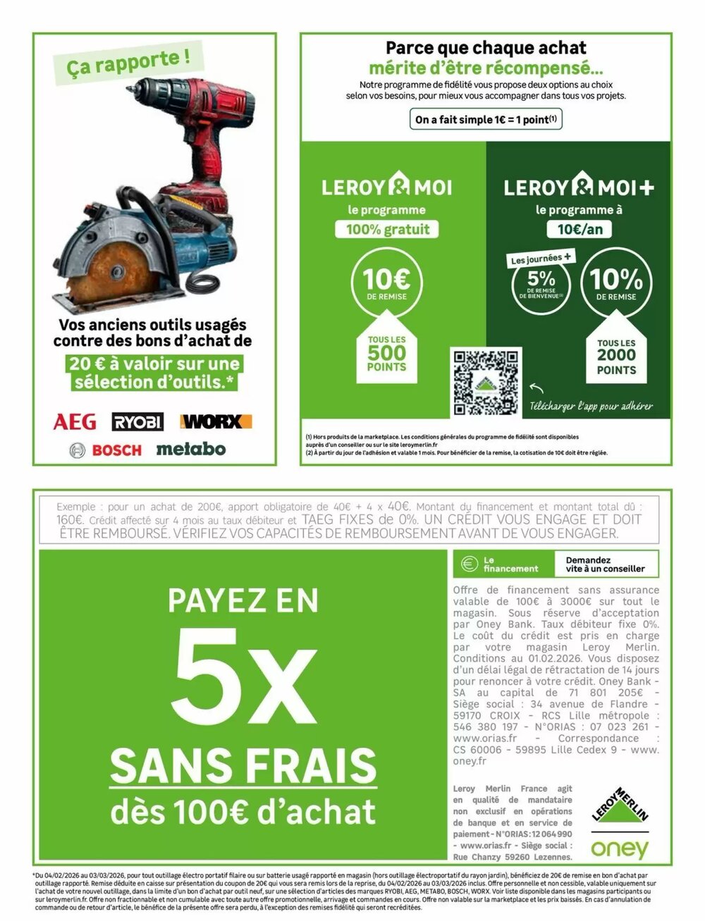 Prospectus promotionnel Leroy Merlin valable à partir du 04/02/2026 - Page 2.