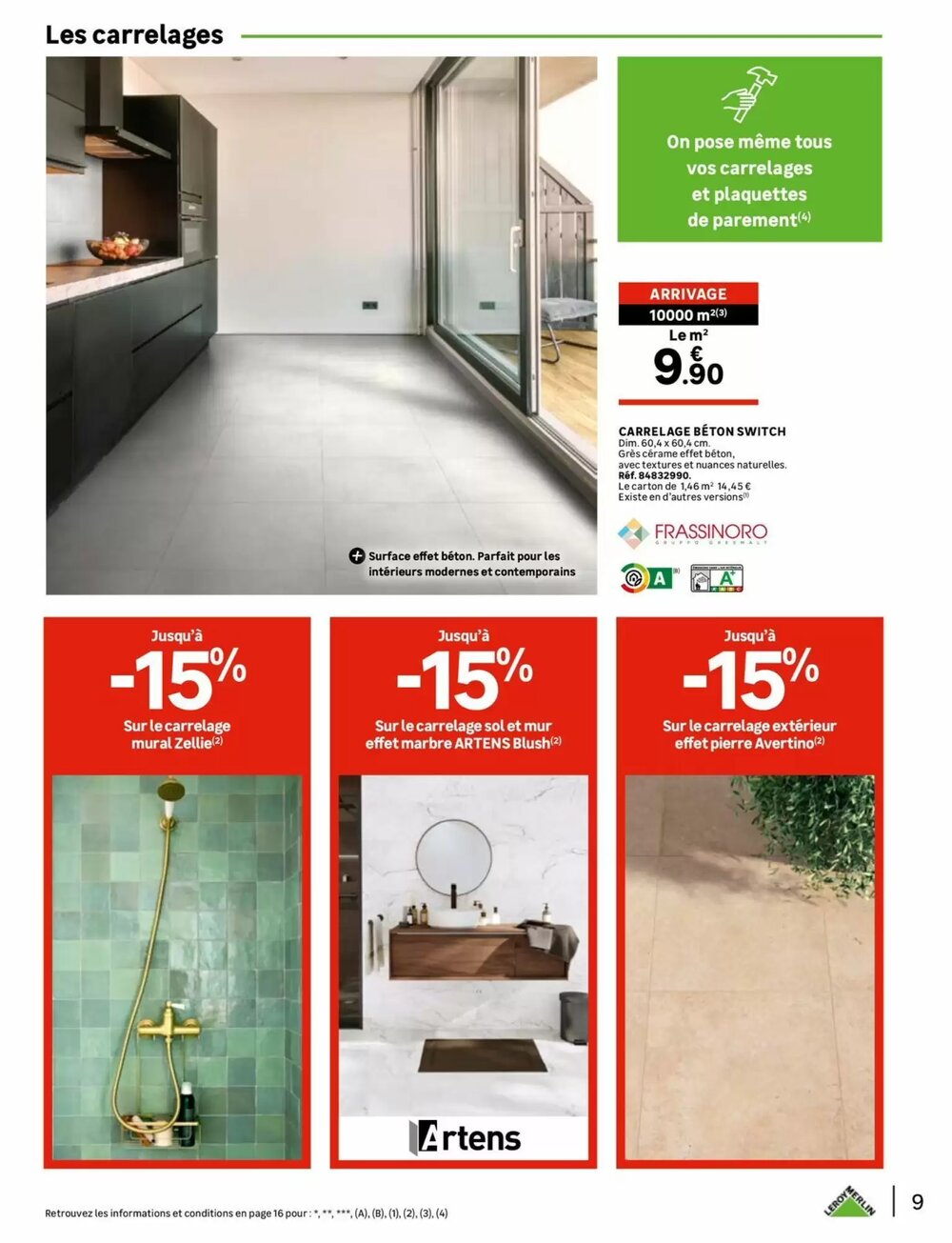 Prospectus promotionnel Leroy Merlin valable à partir du 04/02/2026 - Page 9.