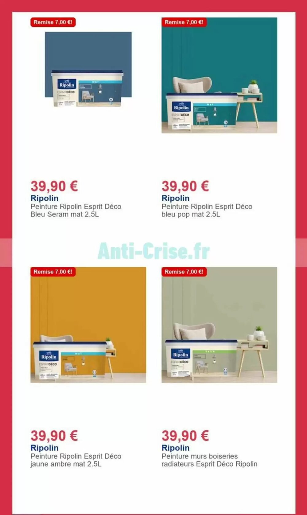 Prospectus promotionnel Décor Discount valable à partir du 04/02/2026 - Page 4.