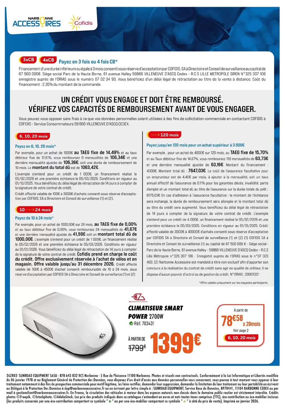 Prospectus promotionnel Narbonne accessoires valable à partir du 04/02/2026 - Page 2.