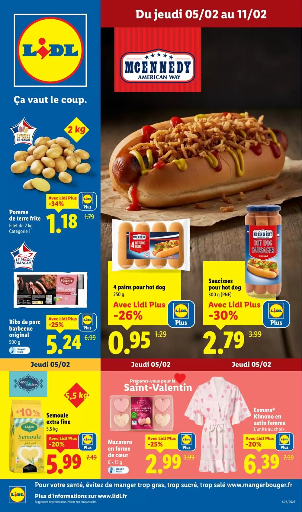 Prospectus promotionnel Lidl valable à partir du 05/02/2026 - Page 1.