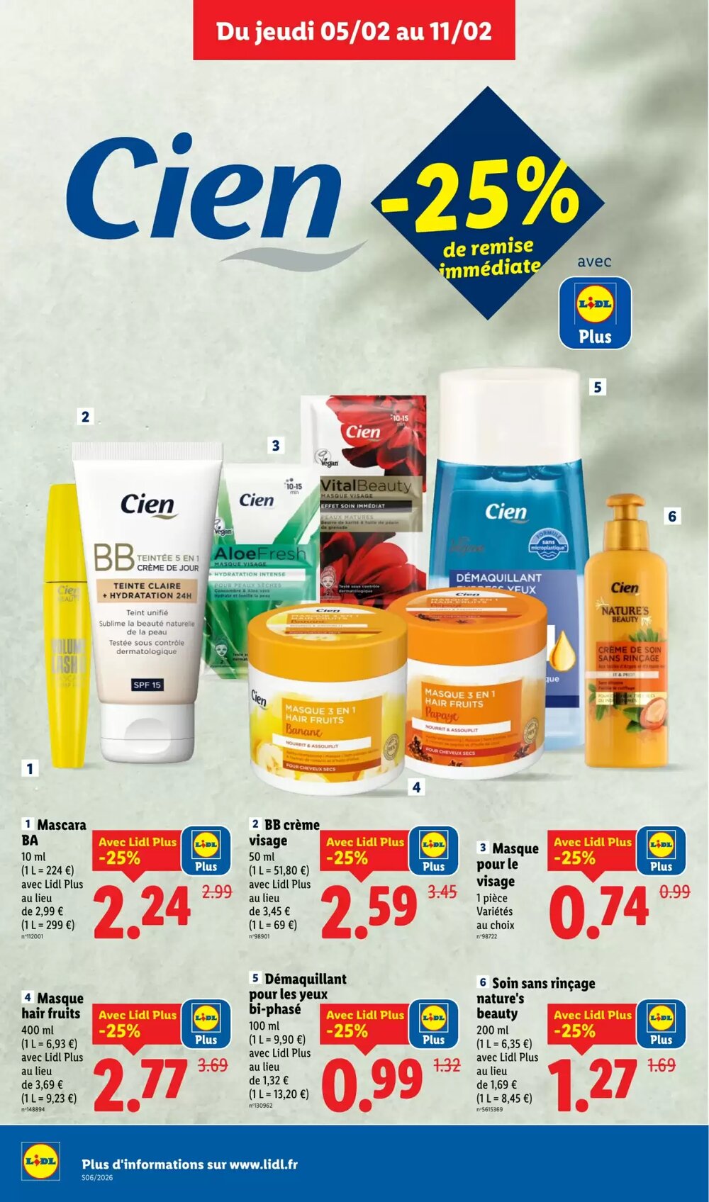 Prospectus promotionnel Lidl valable à partir du 05/02/2026 - Page 14.