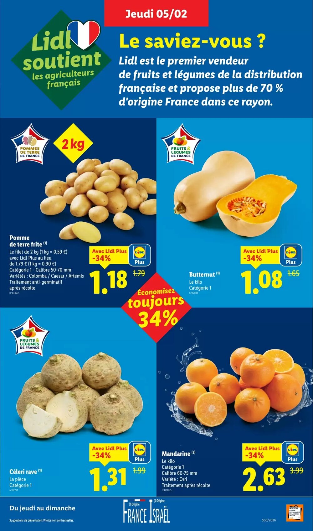 Prospectus promotionnel Lidl valable à partir du 05/02/2026 - Page 3.