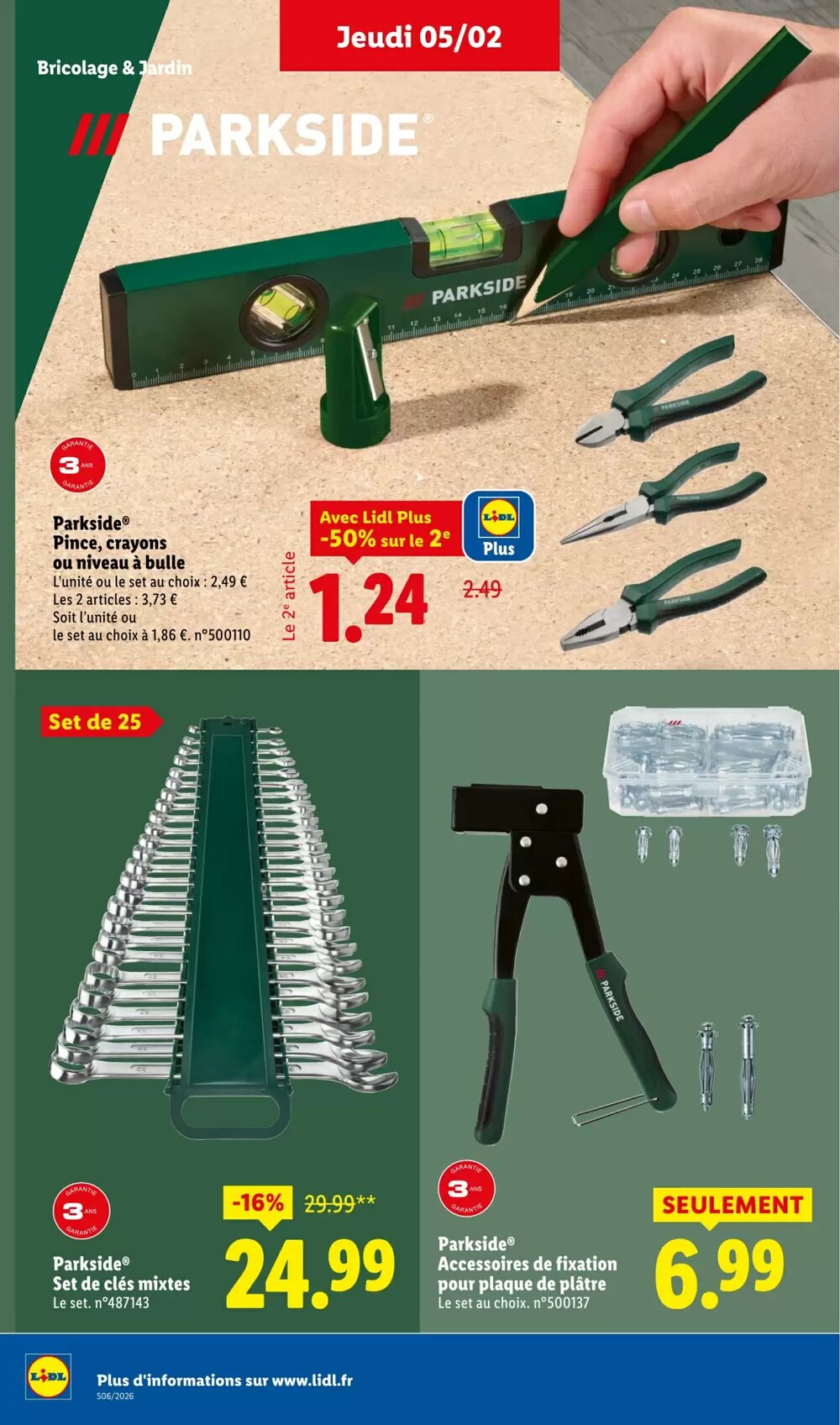 Prospectus promotionnel Lidl valable à partir du 05/02/2026 - Page 47.