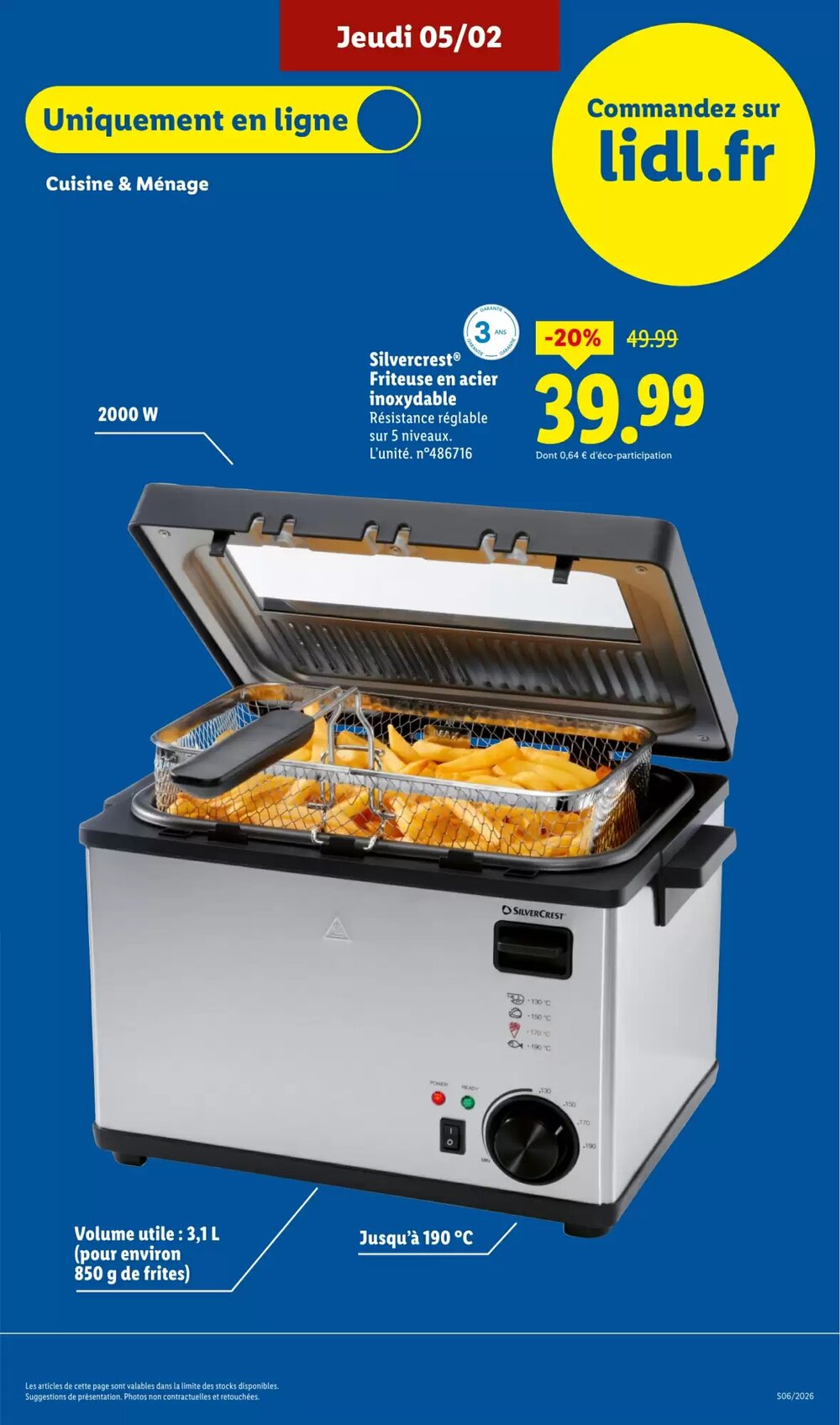 Prospectus promotionnel Lidl valable à partir du 05/02/2026 - Page 54.